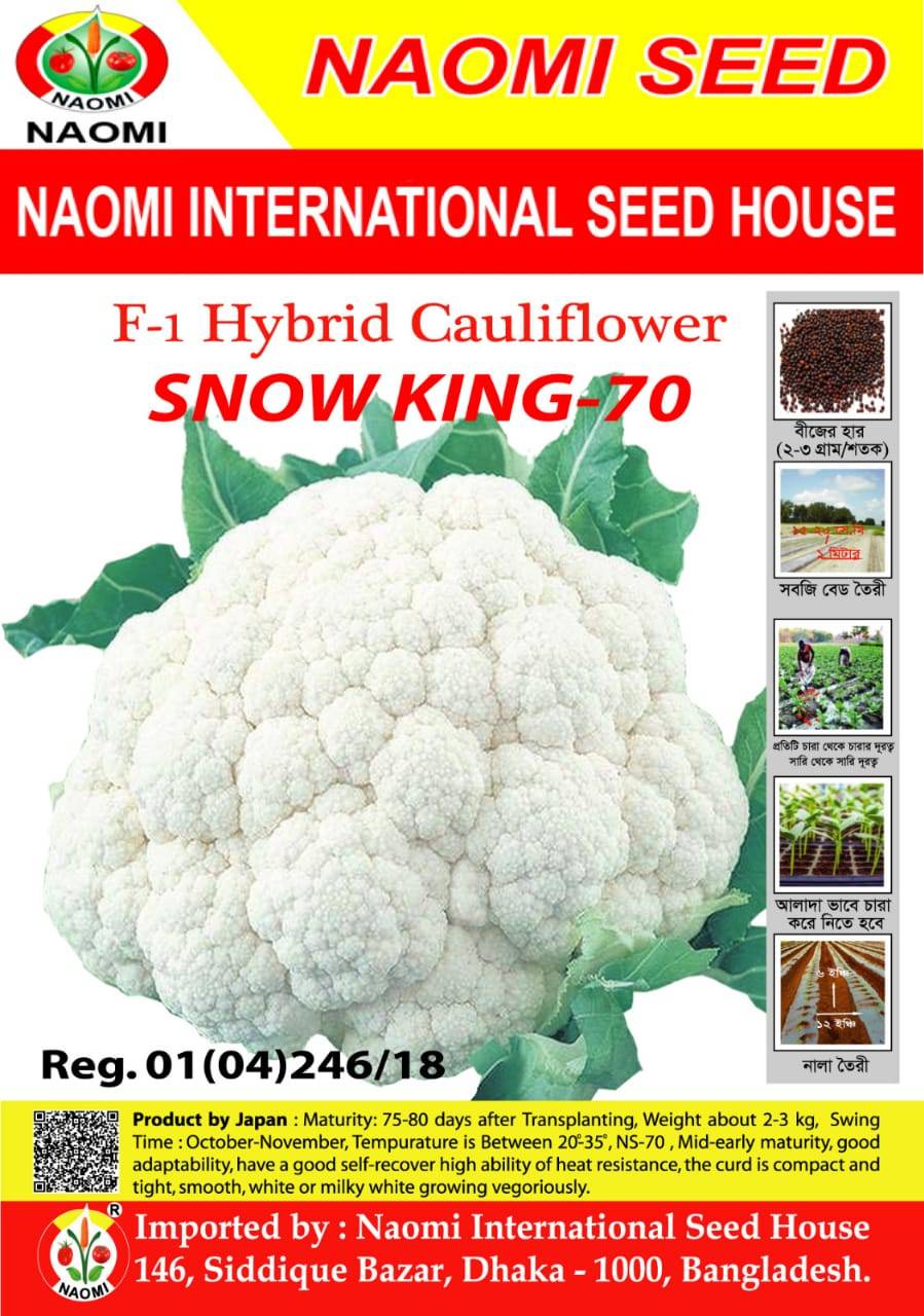 ফুলকপির বীজ ( Snow-King)